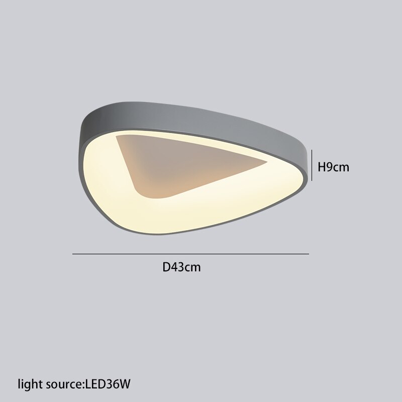 Led Ceiling Light For Living Room Bedroom Lighting Lamps Modern Fashionable Round Square Rectangle