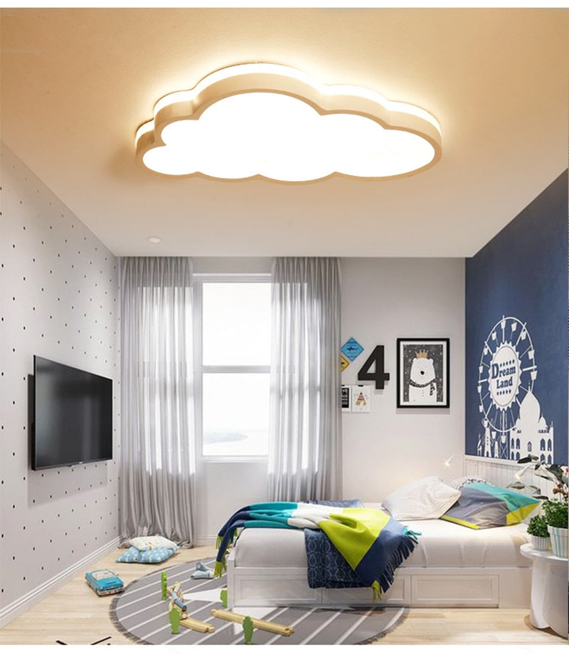 Cloud Lamp Led Ceiling Lights Sluces Led Room Decor Para Habitacion Chandelier Luminaire Bedroom