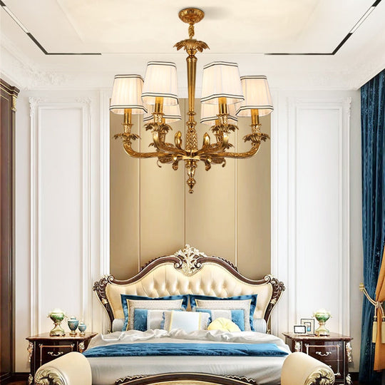 Grandeur - European Vintage Chandelier Simple Luxury Golden Home Living Dining Room Decoration