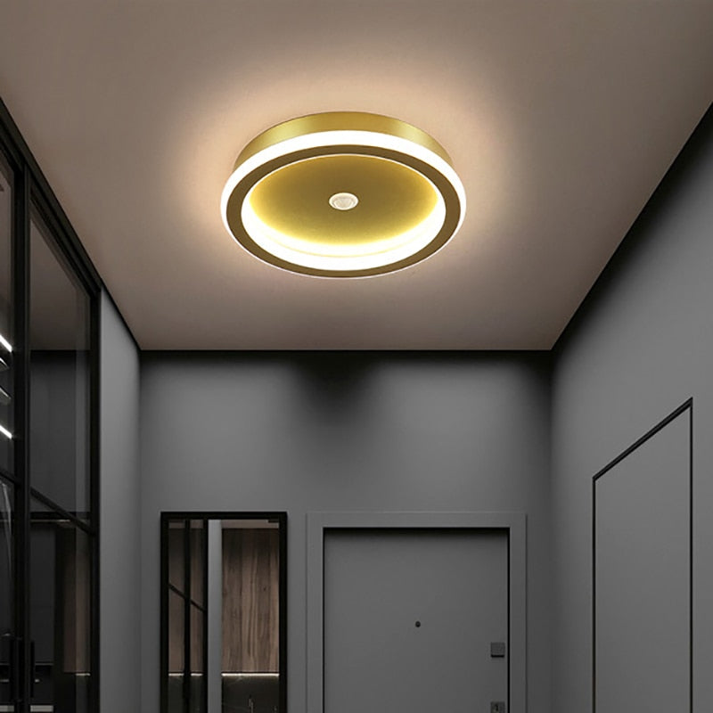 Nodric Led Ceiling Lamp Induction Aisle Light Corridor Hallway Entry Lights Modern Round Indoor