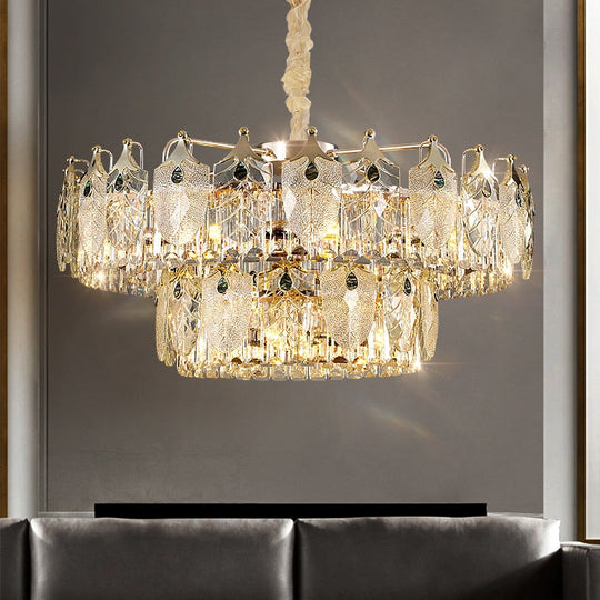 Quality Luxury Led Crystal Chandeliers Lampen Lustre For Dinning Foyer Chandelier Hanging Lamp