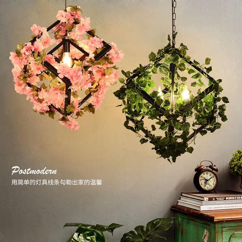 Small Fresh Plants Flowers Music Restaurant Barbecue Creative Industry Wind And Clear Bar