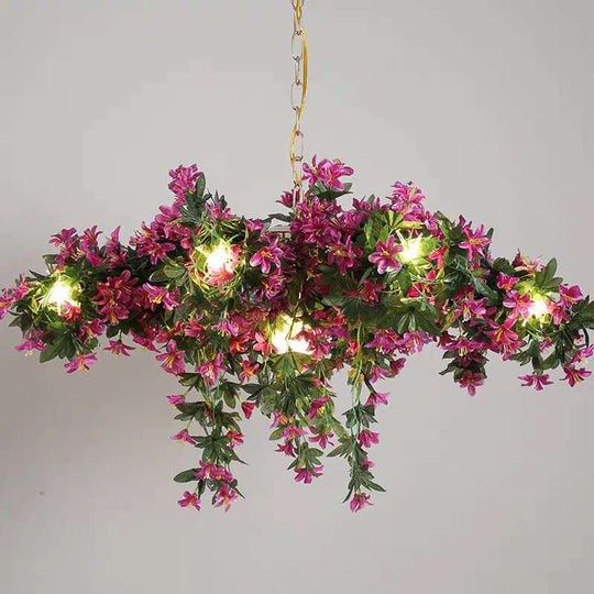 Music Dining Bar Flower Chandelier Net Red Shop Plant Pendant Light Innovative Artistic Lighting
