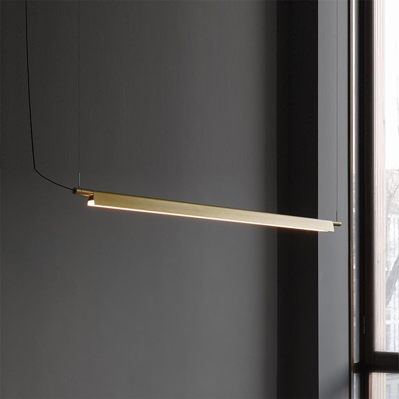 Compendium Linear Pendant Lamp For Restaurant Bar Art Led Creative Postmodern Pendant Lights