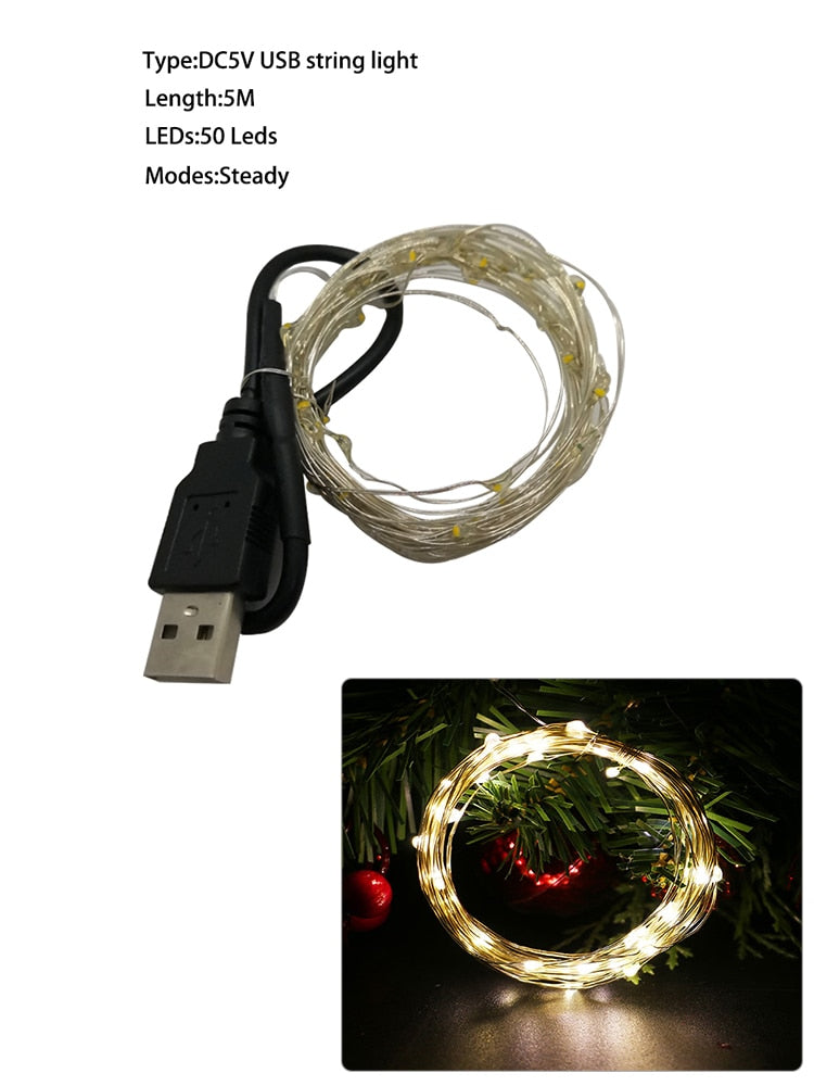 Versatile Usb Fairy Lights: Perfect For Tents Gazebos And Home Decor Christmas New Year Other