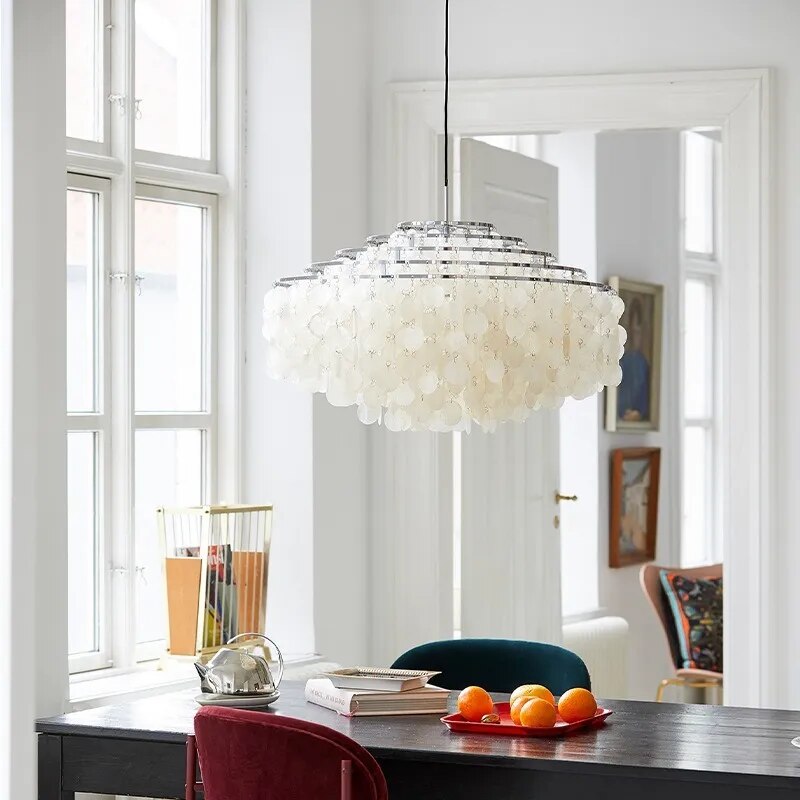 Celia - Luxury Nordic Modern Shell Cluster Chandelier Elegant Lighting For Living Dining And More