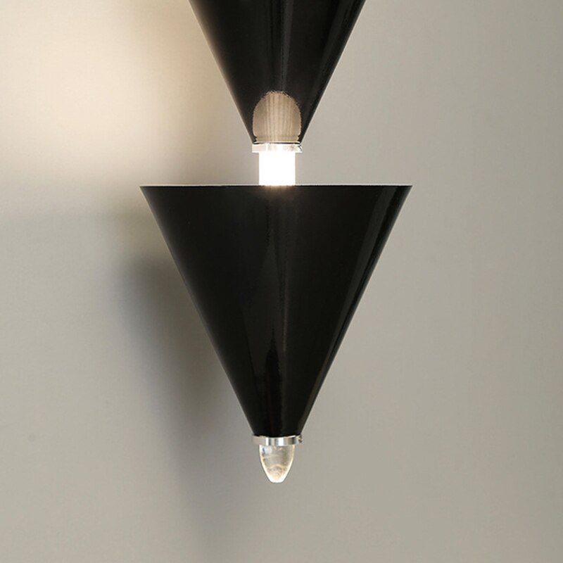 Gold Black Cone Led Pendant Lamp Living Room Bedroom Hall Shop Atmosphere Hanging Light Fixtures