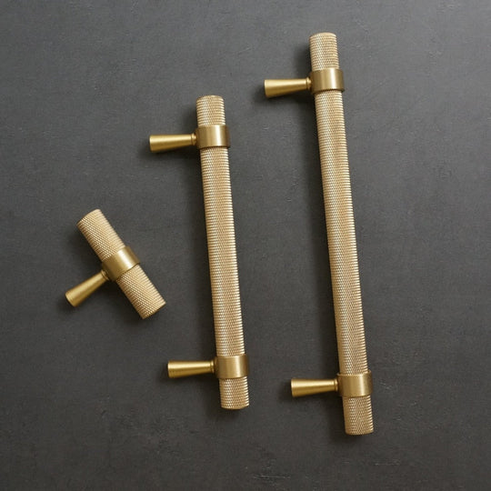 Long Curled Handle Kitchen Cabinet Door Handles Drawer Pulls Solid Brass T Bar Bedroom Knobs