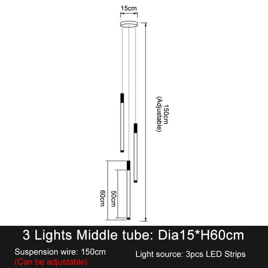 Luxury Design Long Led Chandelier For Staircase Modern Gold Living Room Lobby Hang Light Fixture