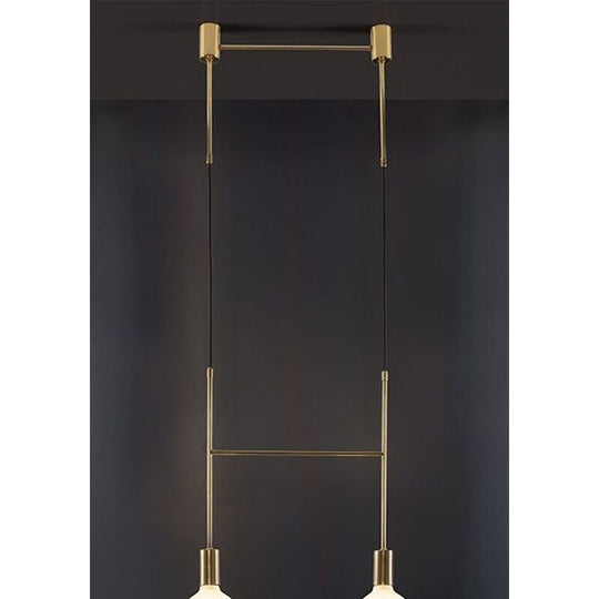 Modern Chandelier Lights Gold Black Long Bar Led Designer Nordic Loft Lustre Industriel Avize Light