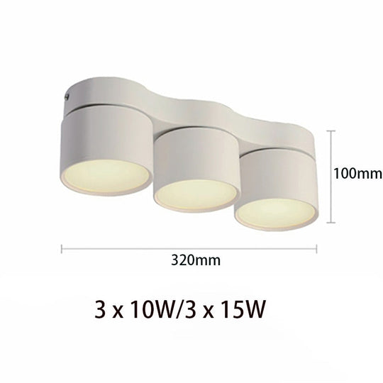 Folding Rotating Dimmable Cob Led Downlights 10W 15W Ceiling Spot Lights Ac85 - 265V Lamps Indoor