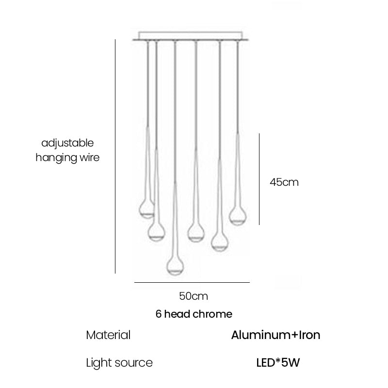 Modern Led Pendant Lighting For Kitchen Decoration Stairs Lights Nordic Bedroom Lamp Dinning Room