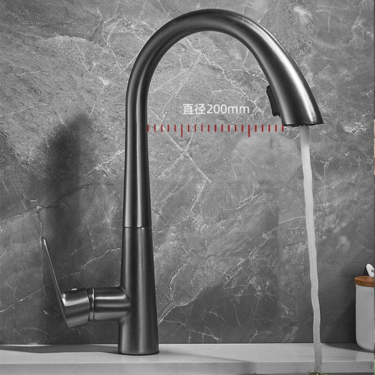 Single Handle Hole Pull Out Spray Brass Kitchen Sink Faucet Mixer Cold Hot Water Taps Torneira