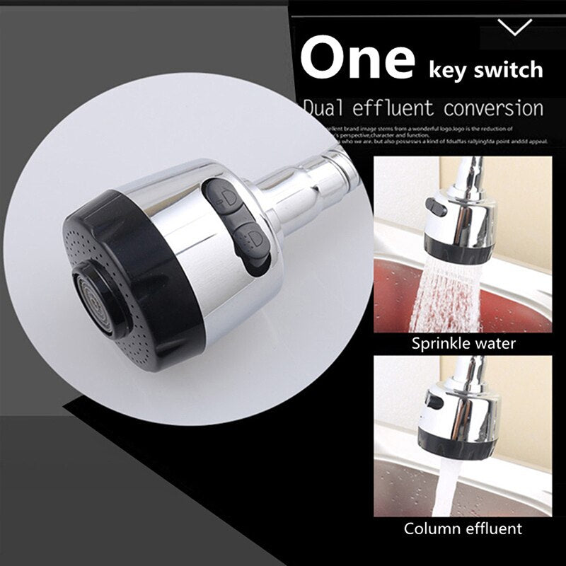 Flexible Direction Rotating Kitchen Faucet Deck Mount Cold Water Colorful Single Handle One Hole