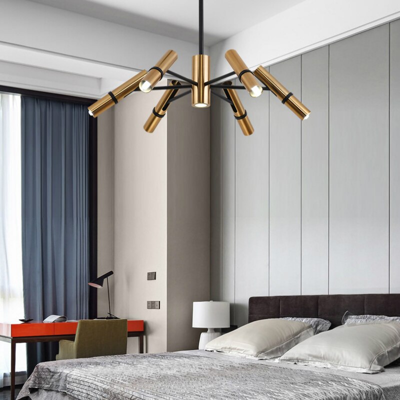 Modern Led Pendant Lamp Gold Nordic Lighting Hanging Fixture Creative Dinning Living Bedroom Indoor