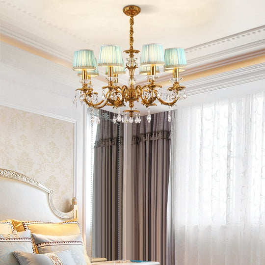 European Style Crystal Chandelier Living Room Bedroom Villa Hotel Lobby Lighting  Chandelier