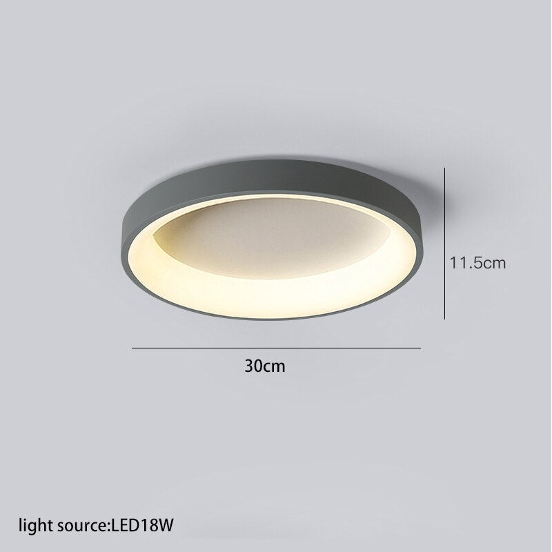 Led Ceiling Light For Living Room Bedroom Lighting Lamps Modern Fashionable Round Square Rectangle