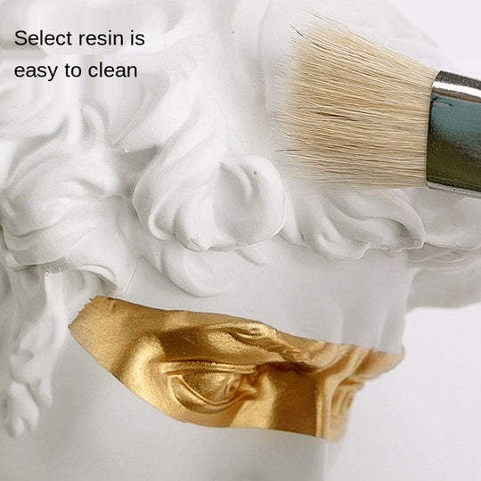 Resin David Bust Sculpture: Elegant Office And Home Decor Accessory Items