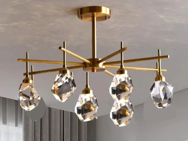 Luxury Crystal Living Room Chandelier Modern Decor Bedroom Dining Kitchen Island Home Decoration