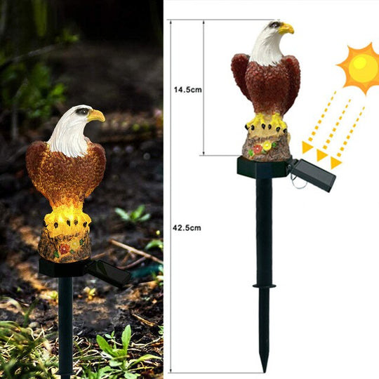 Solar Light For The Garden Panda Owl Lamp Outdoor Waterproof Lawn Stake Yard Home Courtyard Decor