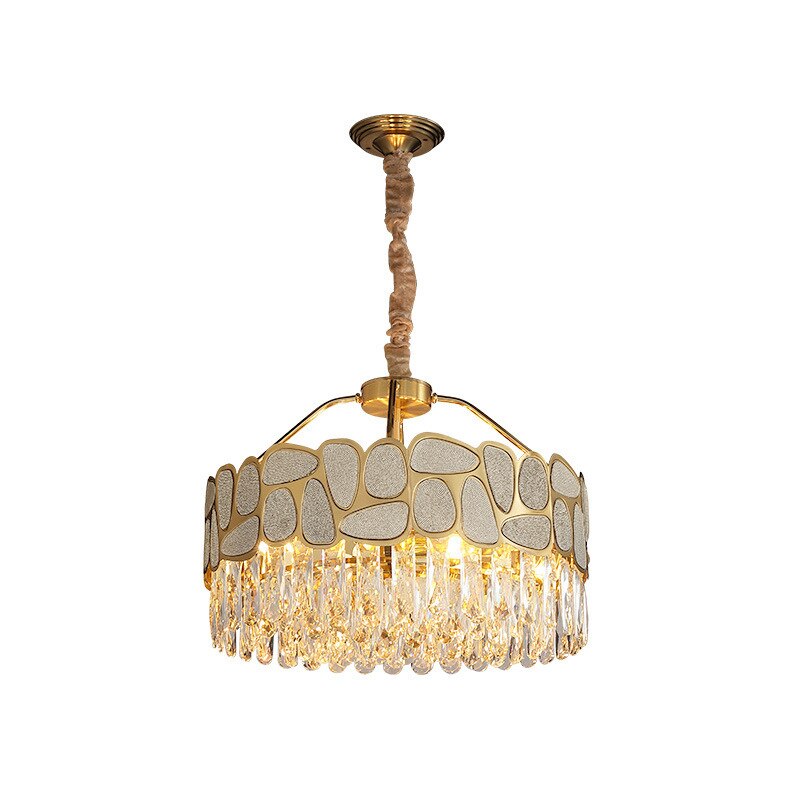 Crystals Ceiling Chandelier New Trend Modern Suspension Lustre Chandeliers For Dining Room Lighting