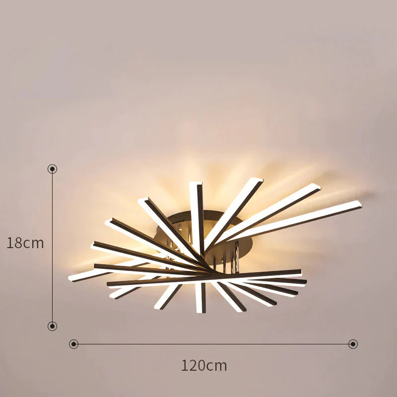 Modern Simple And Creative Black White Rotating Living Room Lamp Bedroom Study Led Acrylic Nordic