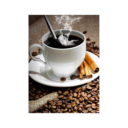 Modern Coffee Latte Canvas Poster: Wall Art For Bar Cafe And Kitchen Decor 30X30Cm(No Frame) / 11