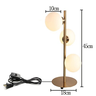 Nordic Led Floor Lamp Fashion Simple Glass Ball Lamps For Living Room Decoration Lights Bedroom