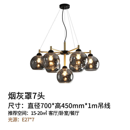 Designer Luxury Minimalist Industrial Chandelier Lighting Led E27 Postmodern Suspension Luminaire