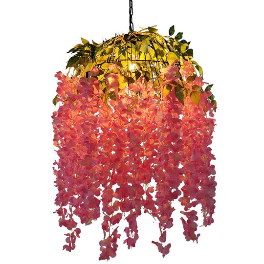 Modern Style Restaurant Flower Plant Pendant Light Bar Cafe Lobby Atmosphere Chandelier