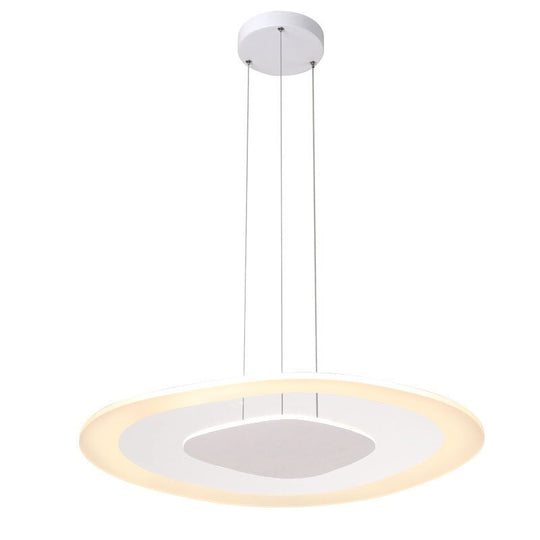 New Modern Led Pendant Lights Dining Room Kitchen Bar Hang Lamp Cord Height Adjustable Round