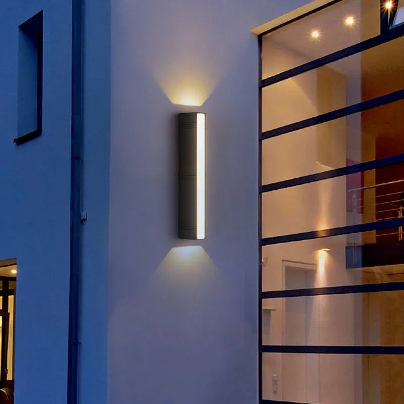 Led Outdoor Waterproof Ip65 Wall Light Garden Villa Courtyard Three Sides Lighting European