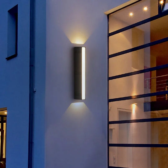 Led Outdoor Waterproof Ip65 Wall Light Garden Villa Courtyard Three Sides Lighting European