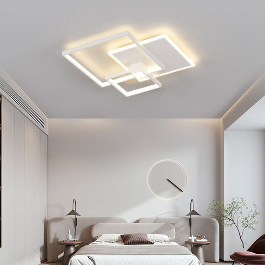 Fixture Combination Living Room Chandeliers Modern Minimalist Luxury Bedroom Atmosphere Led Ceiling