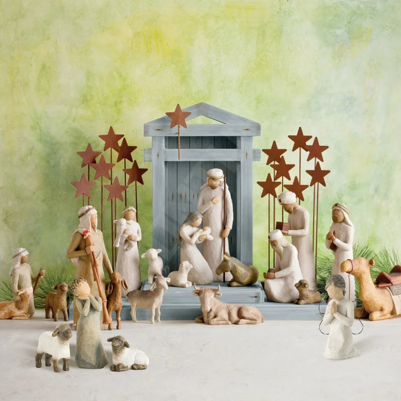 Christ Birth Of Jesus Manger Ornament Nativity Scene Decoration Resin Crafts Statue Christmas Crib