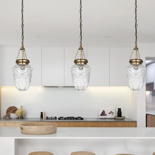 Glass Lampshade Pendant Lights Kitchen Island Suspension Luminaire Dining Room Entrance Bedroom