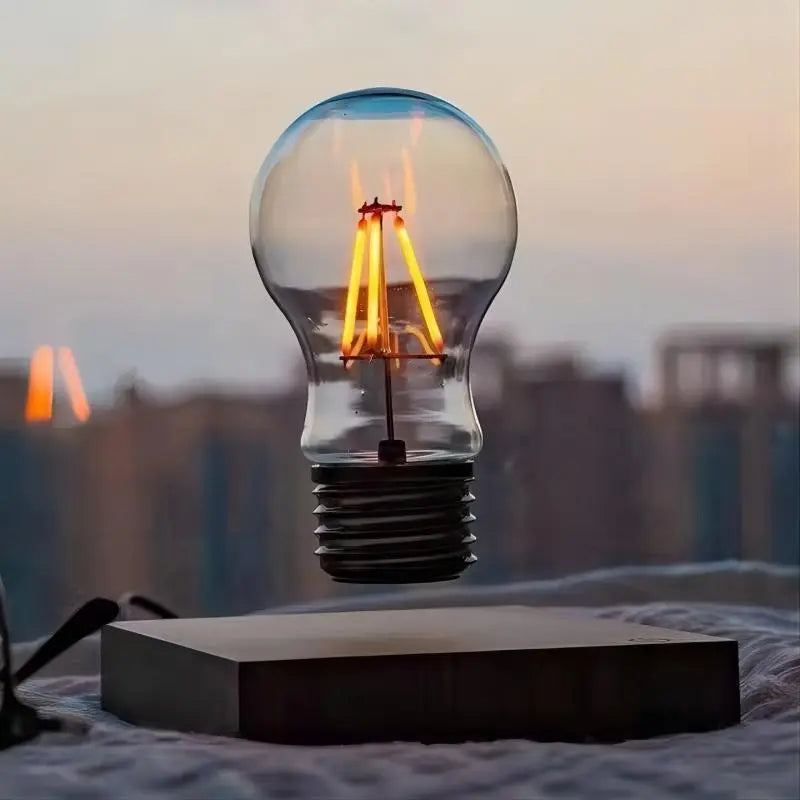 Magnetic Levitation Lamp Creativity Floating Glass Led Bulb Home Office Desk Decoration Birthday
