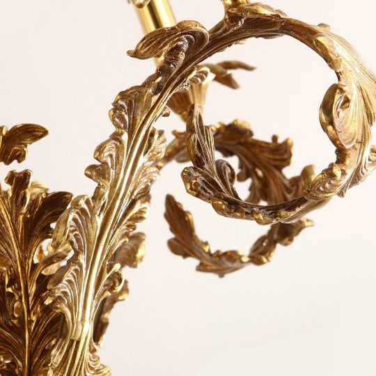 Dazzle - French Classic Luxury Baroque Light Led Antique Brass Indoor Lighting Chandelier Chandelier