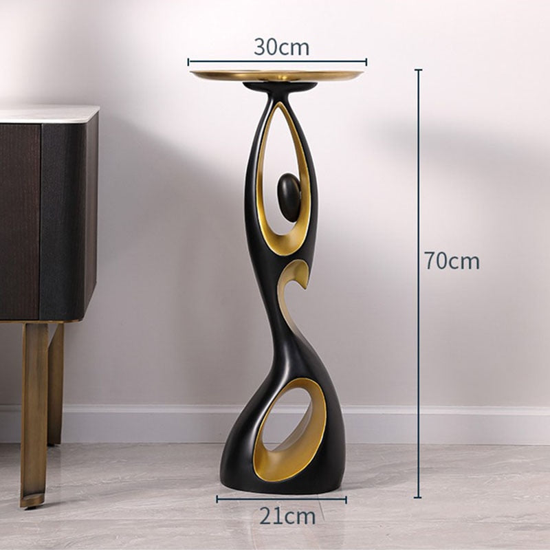 Multifunctional Abstract Art Floor Decoration: Nordic - Modern Home Decor And Storage Solution Items