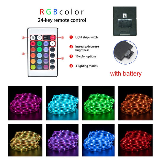 Rgb Led Strip Lights: App - Controlled Color - Changing Decor For Gazebos Strip Lights