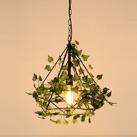 Net Red Plant Chandelier Music Restaurant Theme Bar Clear Milk Tea Shop Creative Forest Decoration