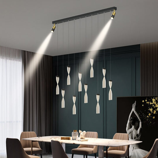 Nordic Modern Led Pendant Lights Dining Table Kitchen Chandeliers Living Room Hotel Restaurant