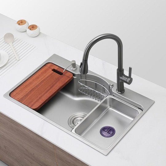 Nano 304 Stainless Steel Vegetable Sink For Kitchen Household Undercounter Basin Voppo Evier