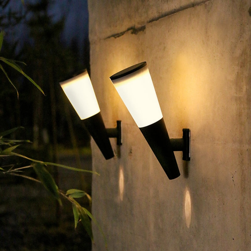 Solar Lighting For Garden Wall Lamp Led Light Outdoor Waterproof Lights Torch Balcony