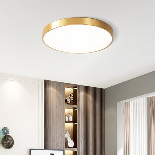 Pure Copper Lamp Body Led Lighting For Living Room Ceiling Light Bedroom Corridor Balcony 1 / 27W