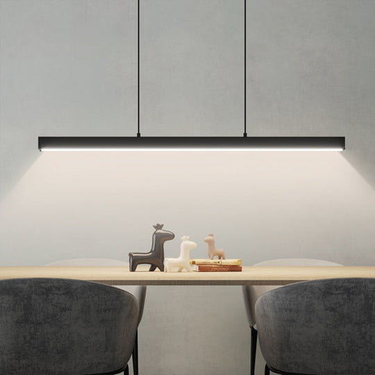 Minimalist Led Long Bar Pendant Light For Dining Room Kitchen Pendant Light