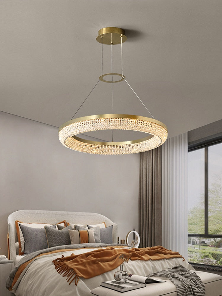 Hanna - Luxury Crystal Chandelier For Living Room Dining Pendant Light