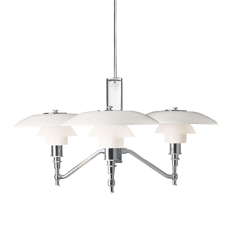 Stellar Elegance: Designer Pendant Light - Nordic Classic Dining Room Glass Lotus Chandelier With