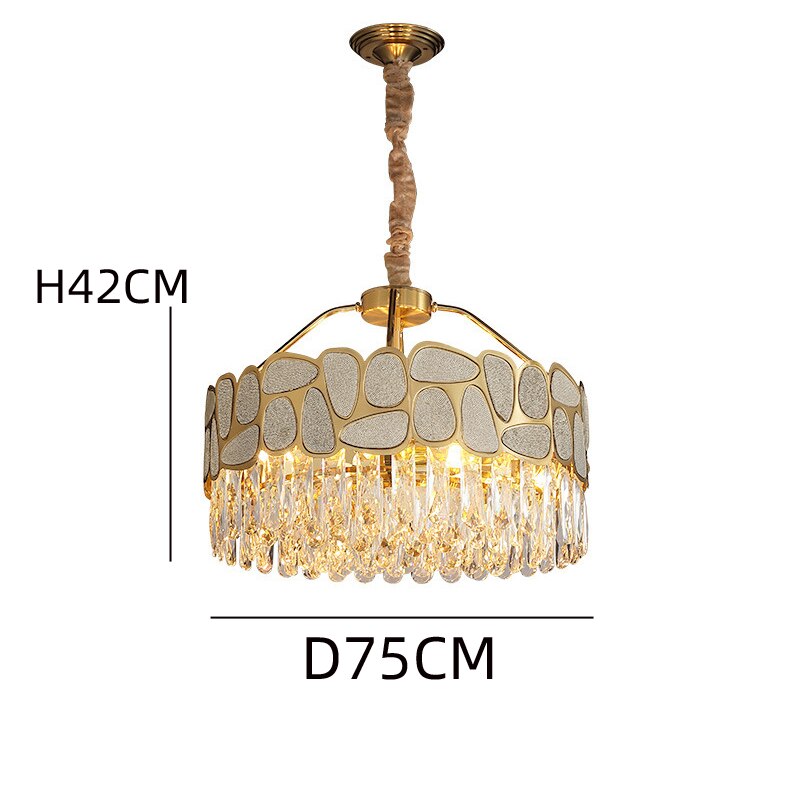 Crystals Ceiling Chandelier New Trend Modern Suspension Lustre Chandeliers For Dining Room Lighting