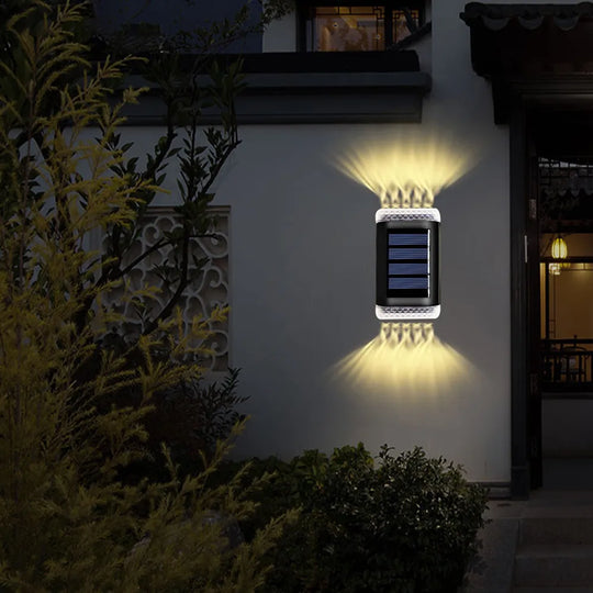 Solar Wall Light Outdoor Waterproof Balcony Lights For Courtyard Street Landscape Garden Decor Lamp